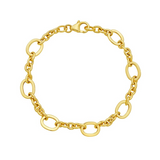 Five & One Oval Link Bracelet, 7.5