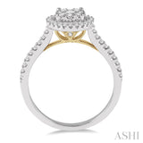 Halo Lovebright Essential Diamond Engagement Ring