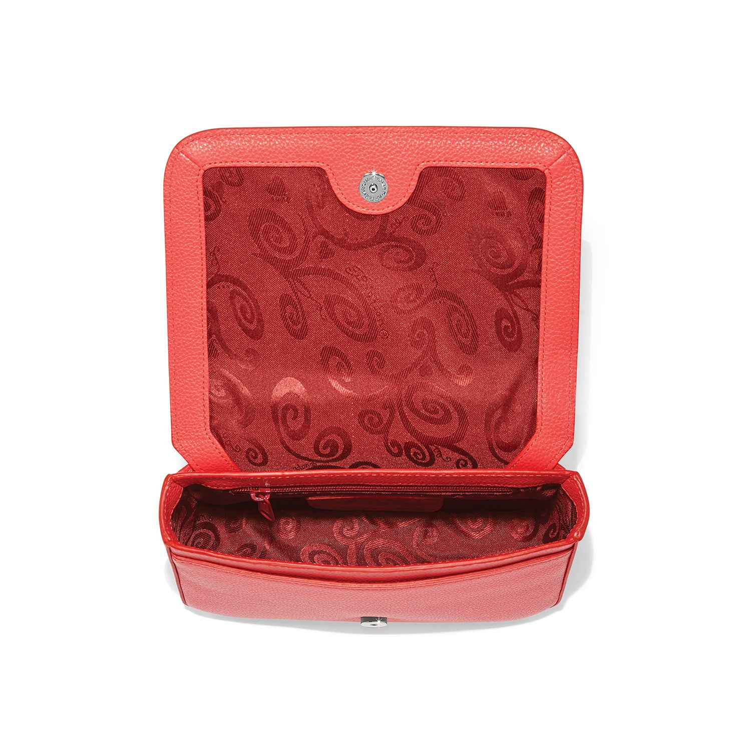 Brighton Petal Baguette Handbag, Flirt Red