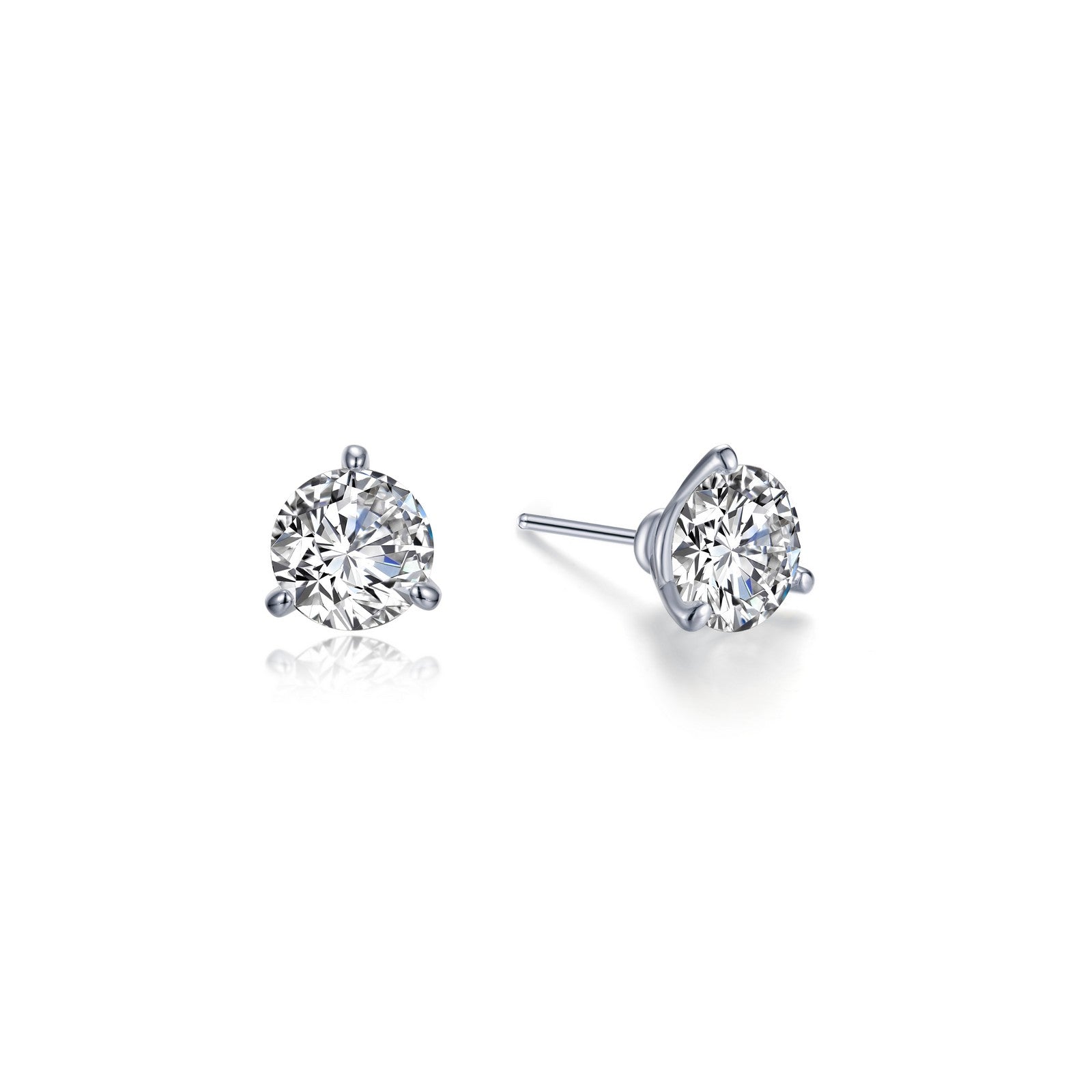 Lafonn 0.5ctw 3-Prong Martini Stud Earrings