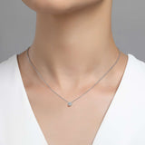 Lafonn 0.50ctw Round Solitaire Necklace