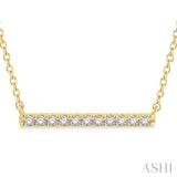 Petite Diamond Bar Necklace
