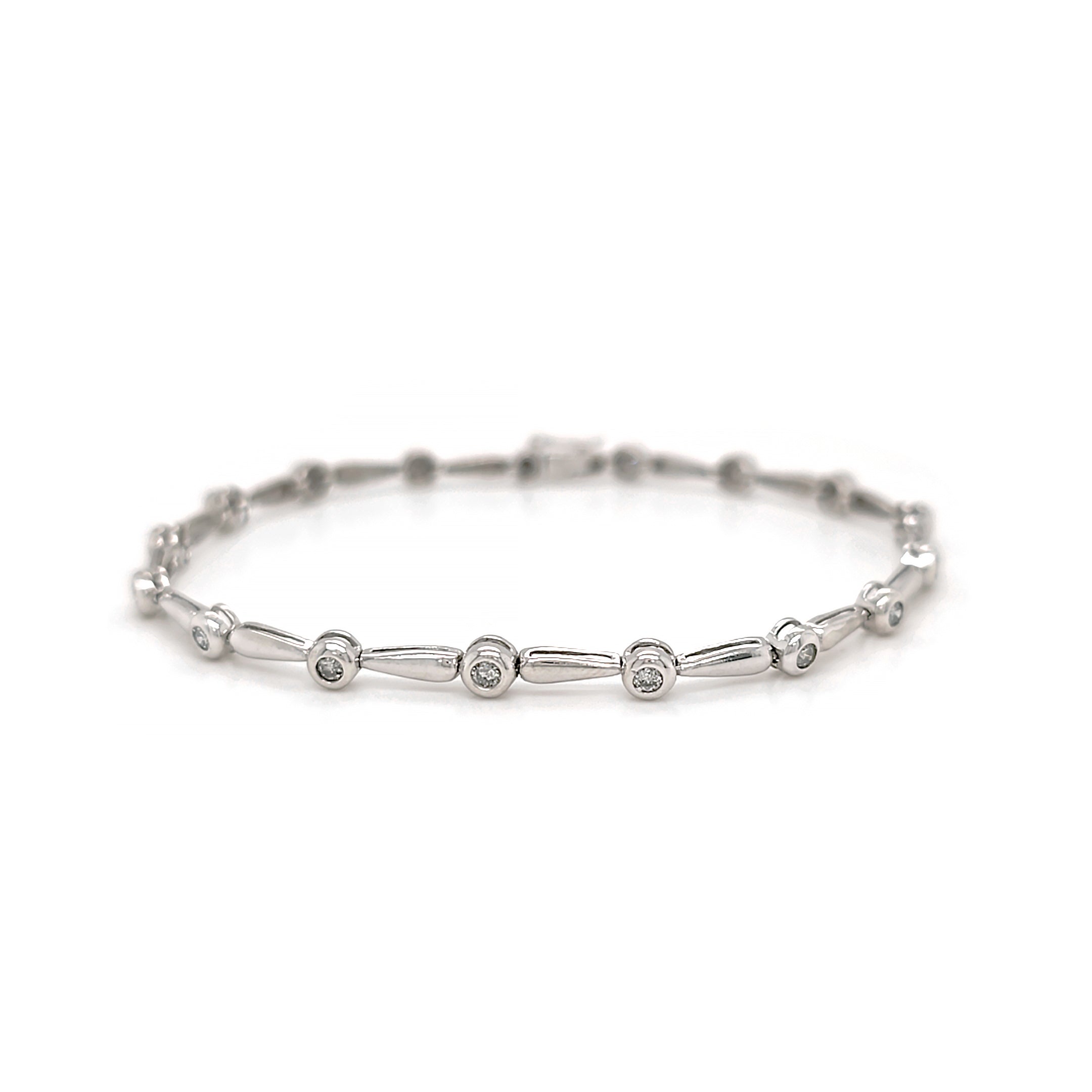 Diamond Bezel Bracelet