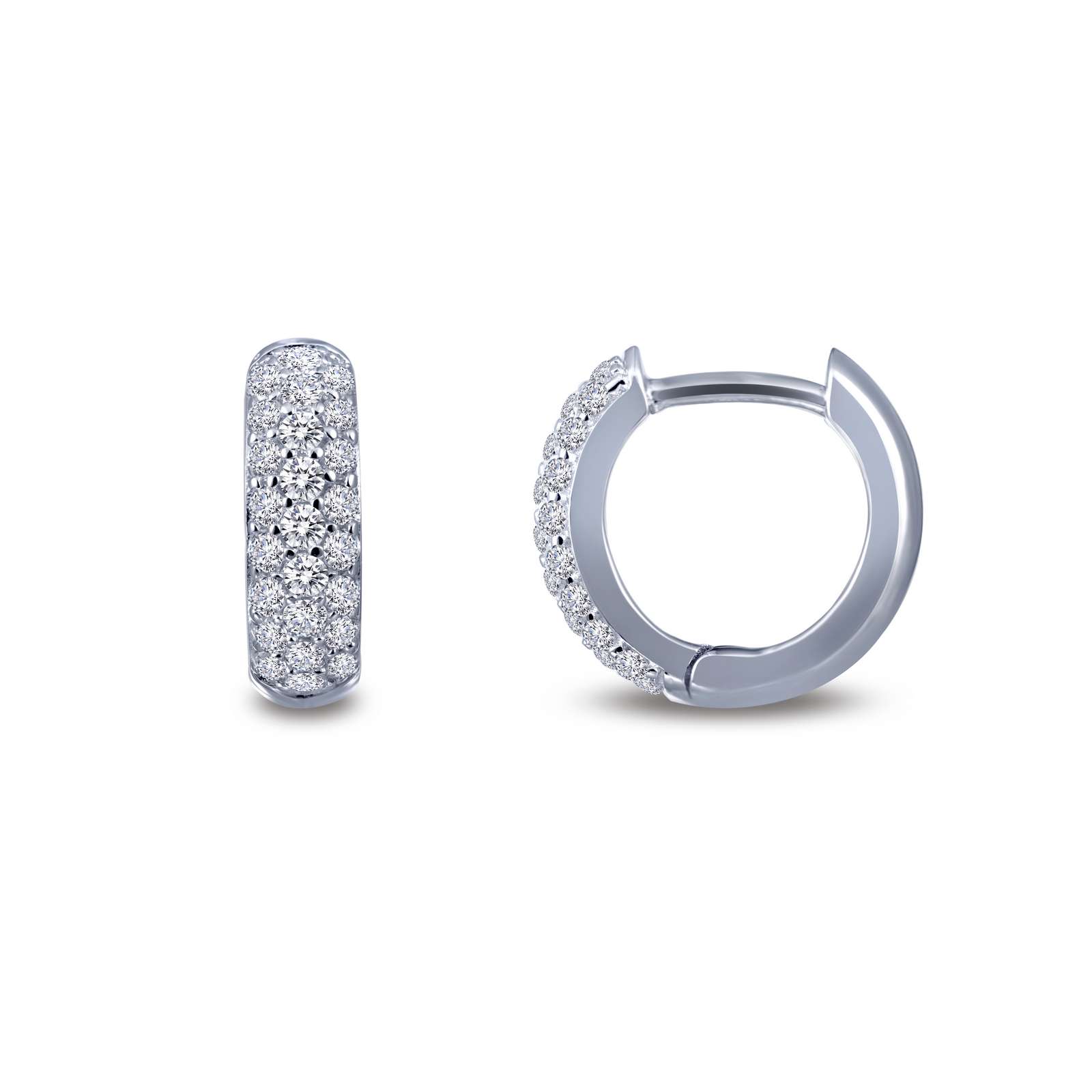 Lafonn 3-Row Huggie Earrings