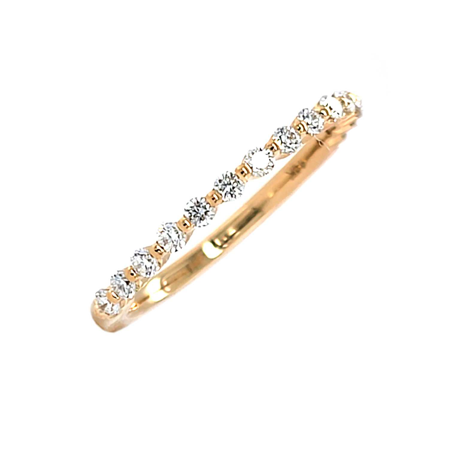 1/3ctw Diamond Shared-Prong Wedding Band