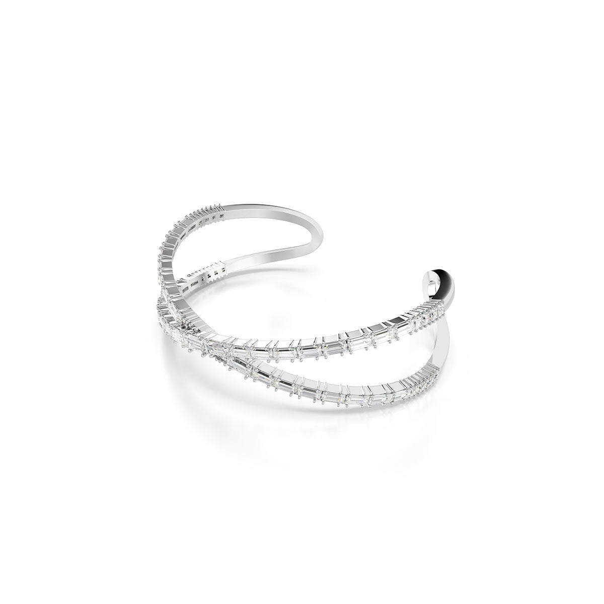 Swarovski Hyperbola cuff Infinity, White
