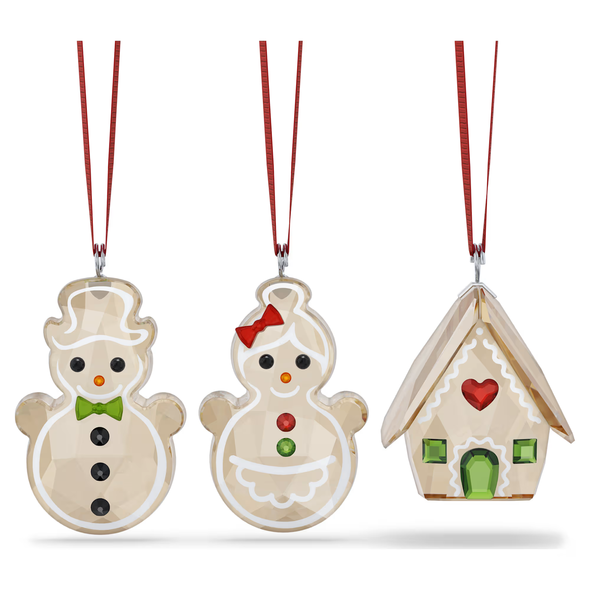 Swarovski Holiday Cheers Gingerbread Ornament Set