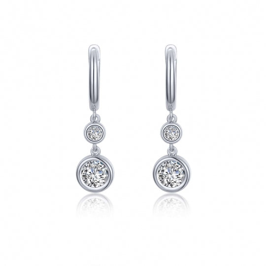Lafonn Bezel-Set Drop Earrings