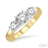 1ctw Diamond Past, Present & Future Ring