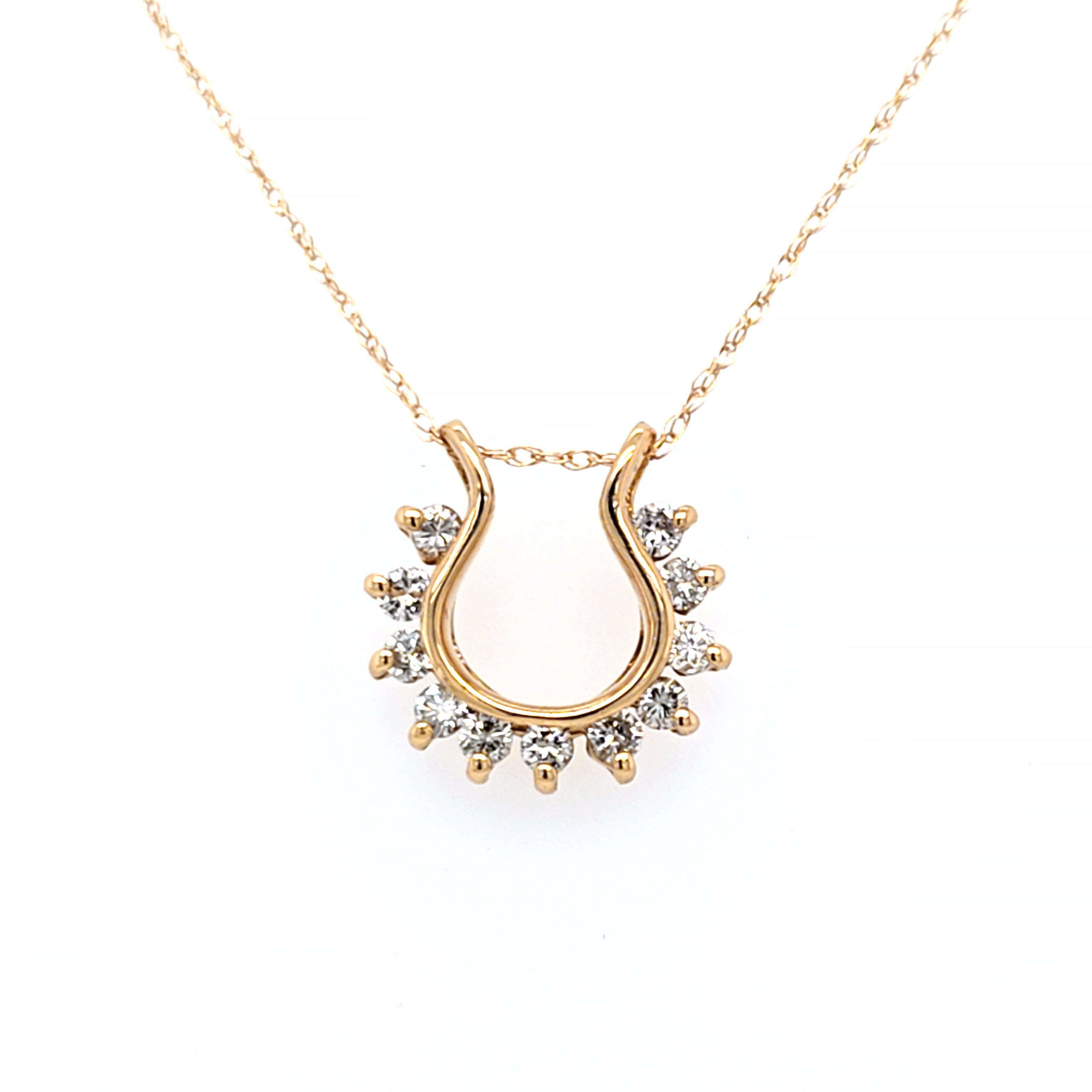 Diamond Solitaire Pendant Enhancer