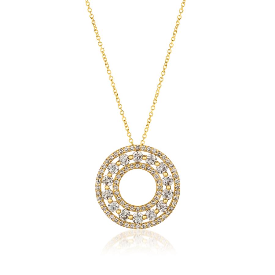 Le Vian® Circle Pendant featuring Nude Diamonds™ set in 14K Honey Gold™