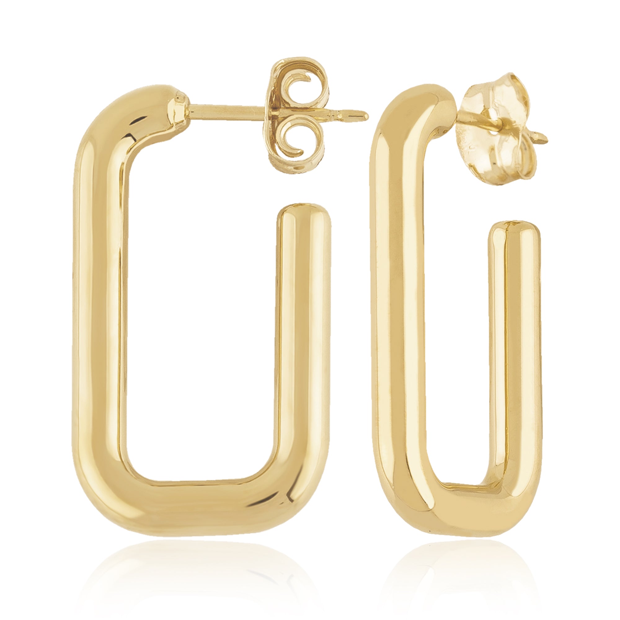 Rectangle Hoop Earrings