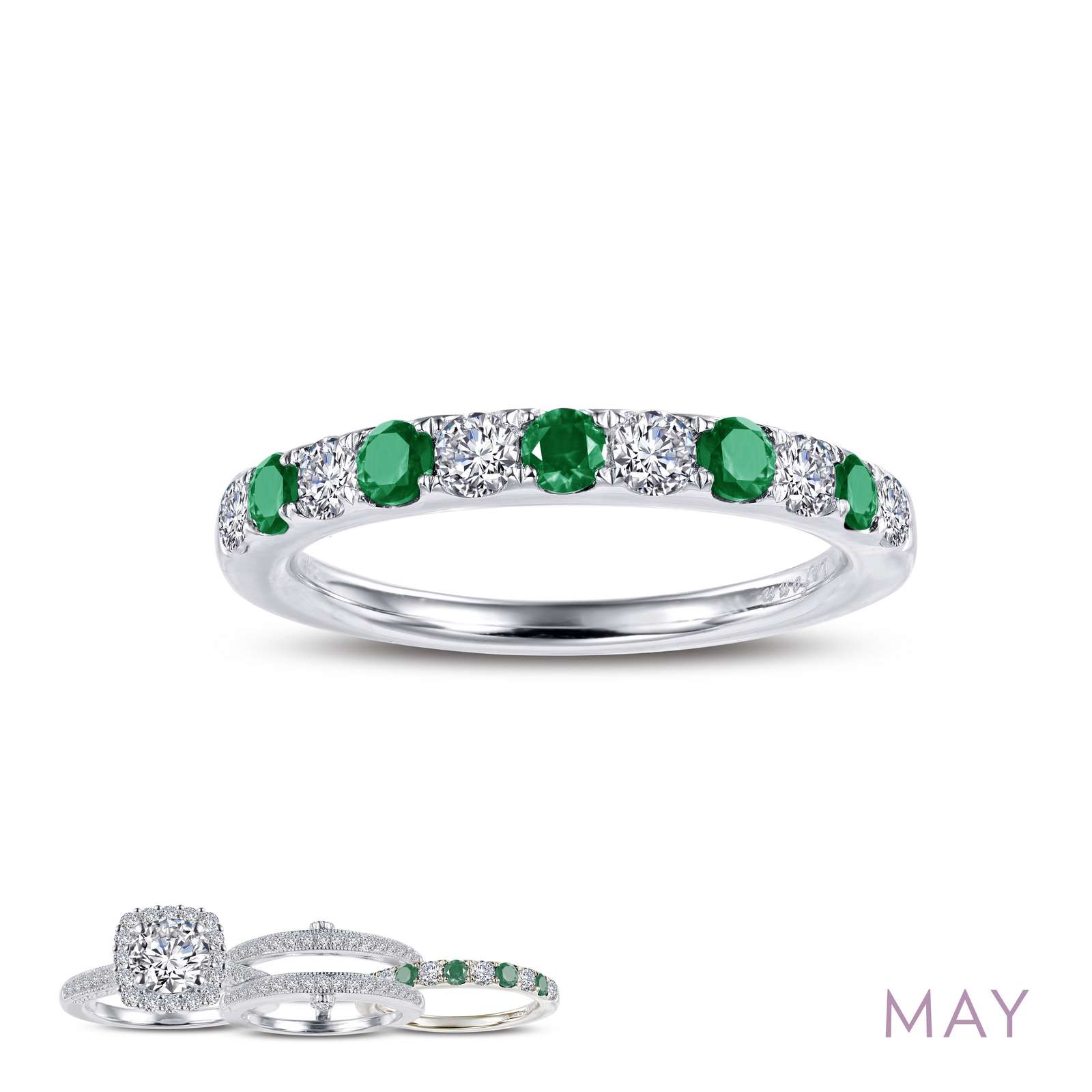 Lafonn May Birthstone Stackable Ring