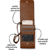 Brighton Interlok Phone Organizer, Bourbon