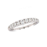 1/2ctw Graduated Diamond Band