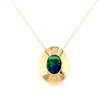 Black Opal Pendant