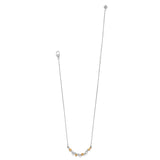 Brighton Pebble Edge Crescent Bar Necklace