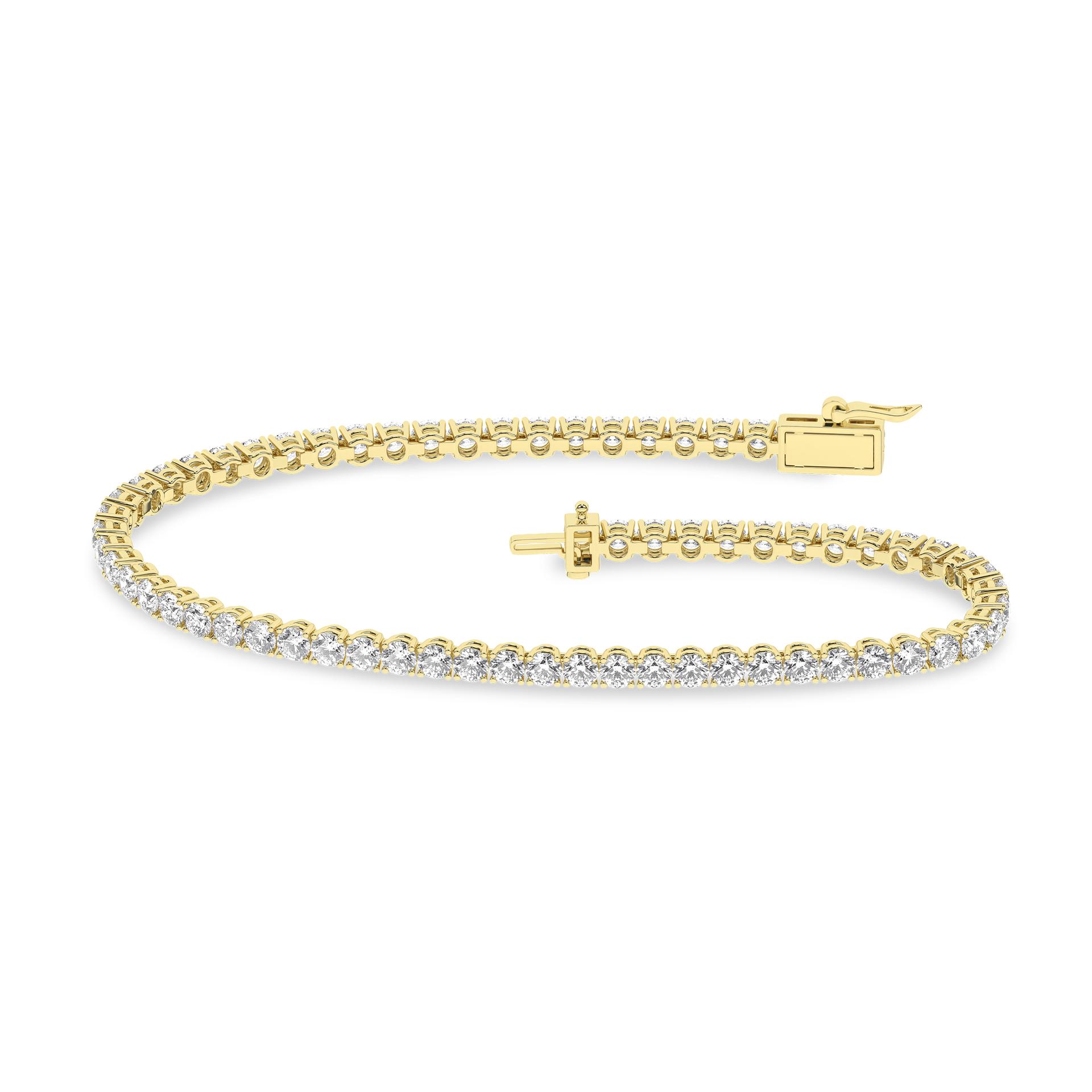 5ctw Lab Grown Diamond Tennis Bracelet, 7.25"