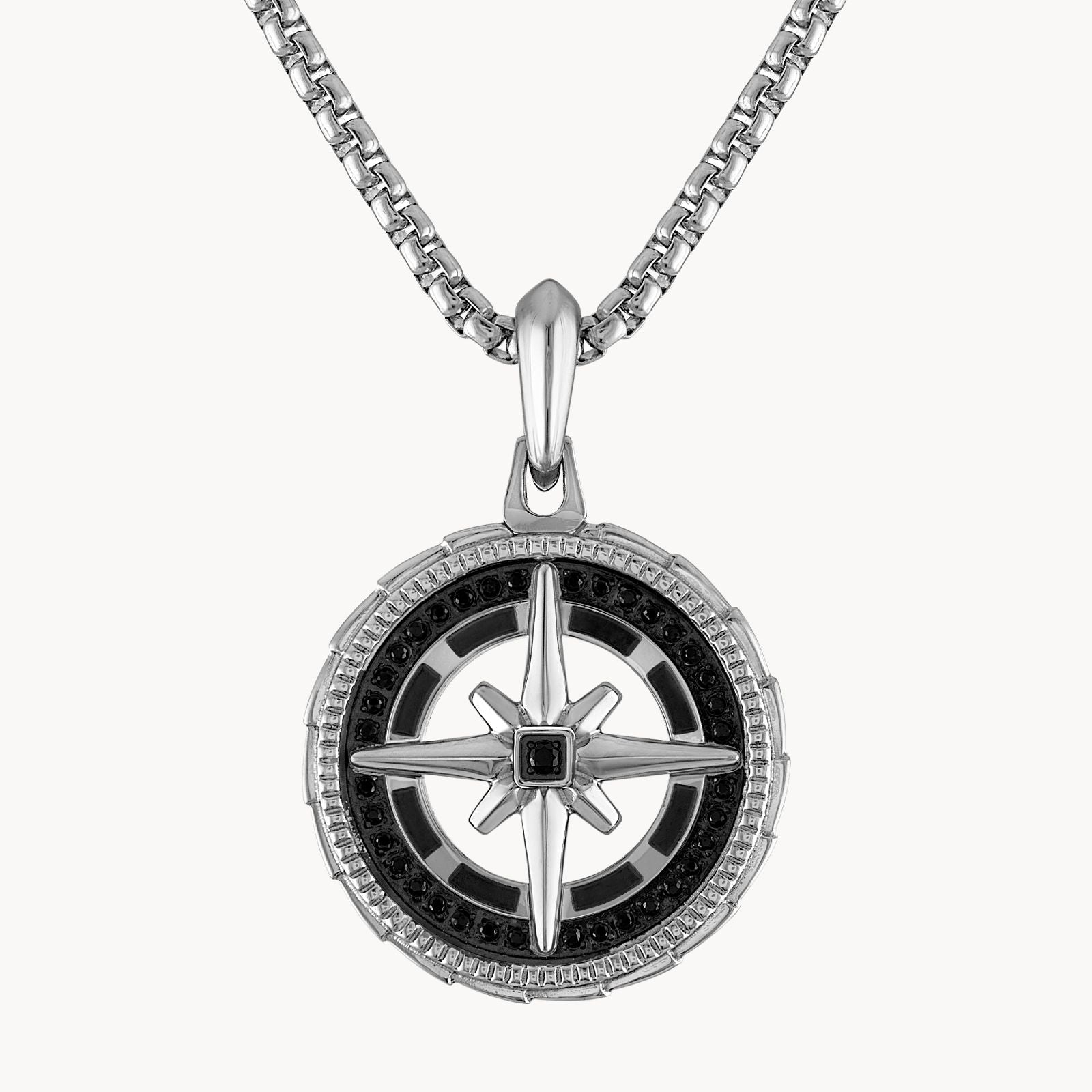Bulova Black Diamond Marine Star Pendant