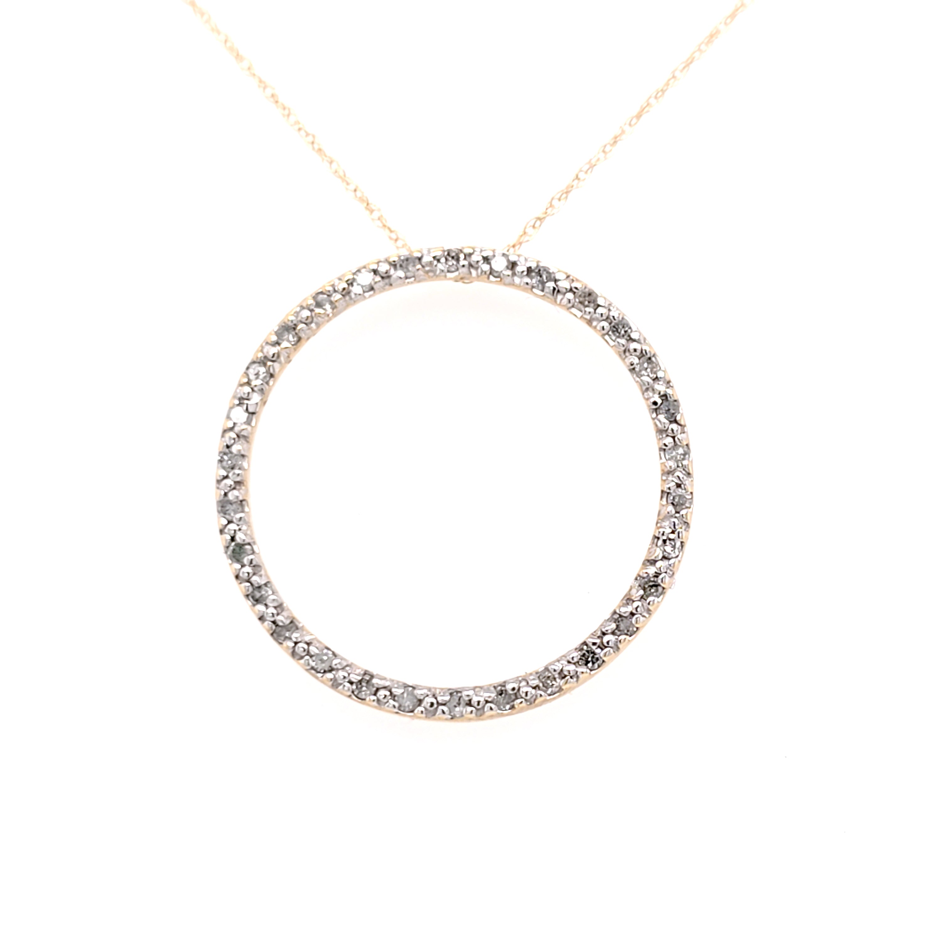 Diamond Circle Pendant