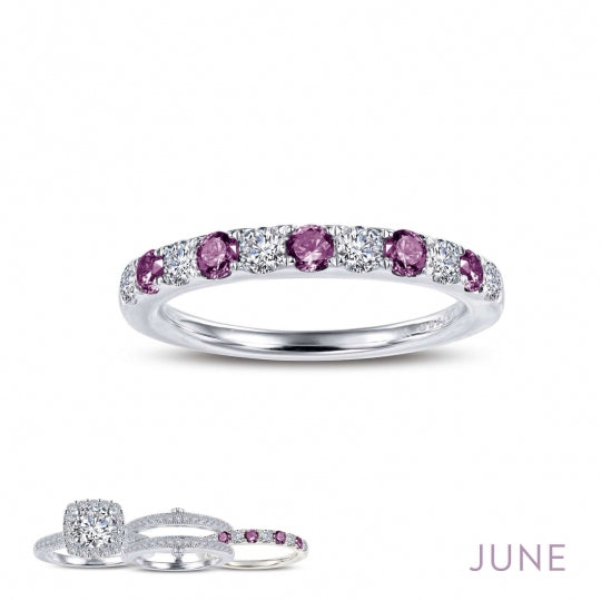 Lafonn Birthstone Stacker Ring - June