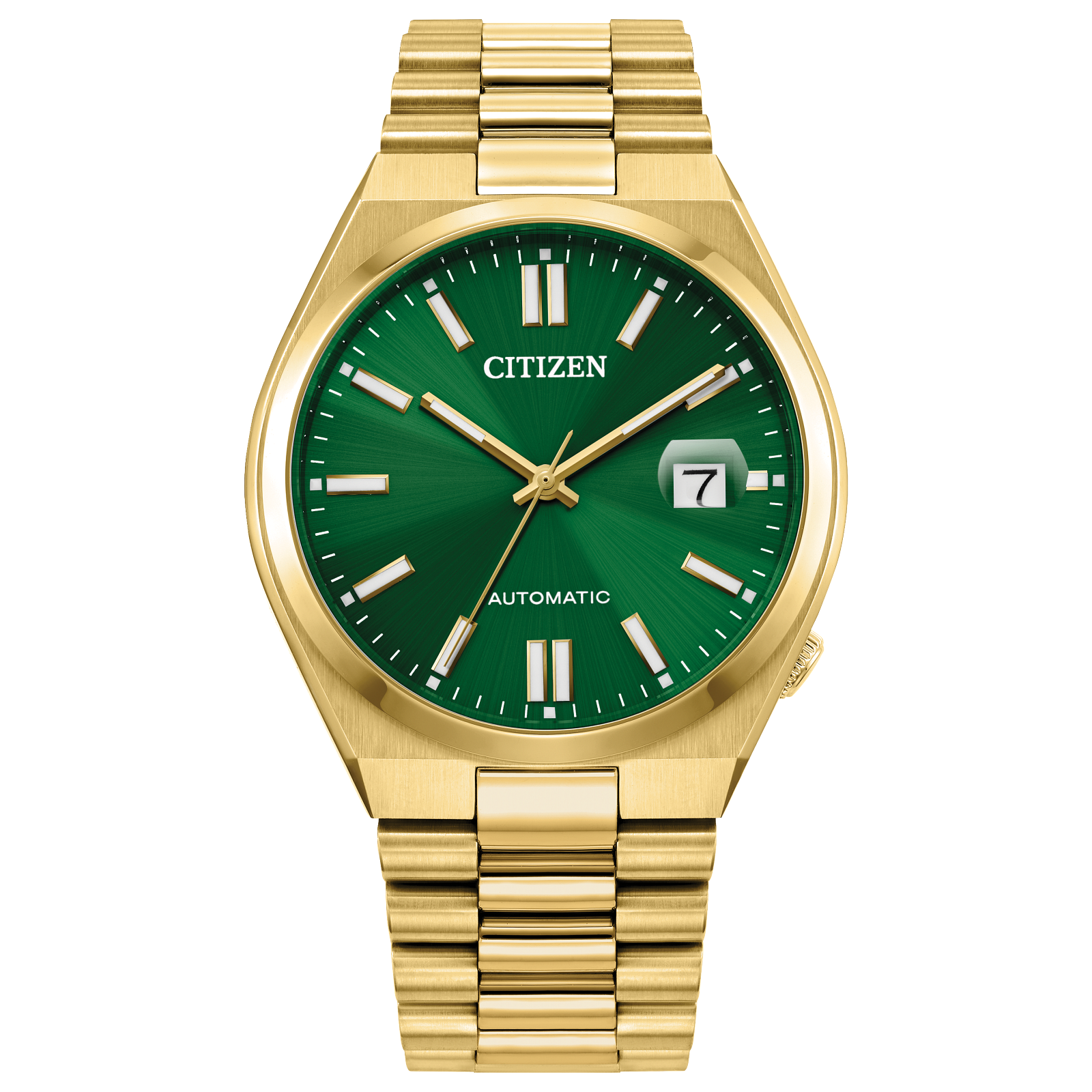 Citizen Men's Tsuyosa Gold-Tone Watch with Green Dial