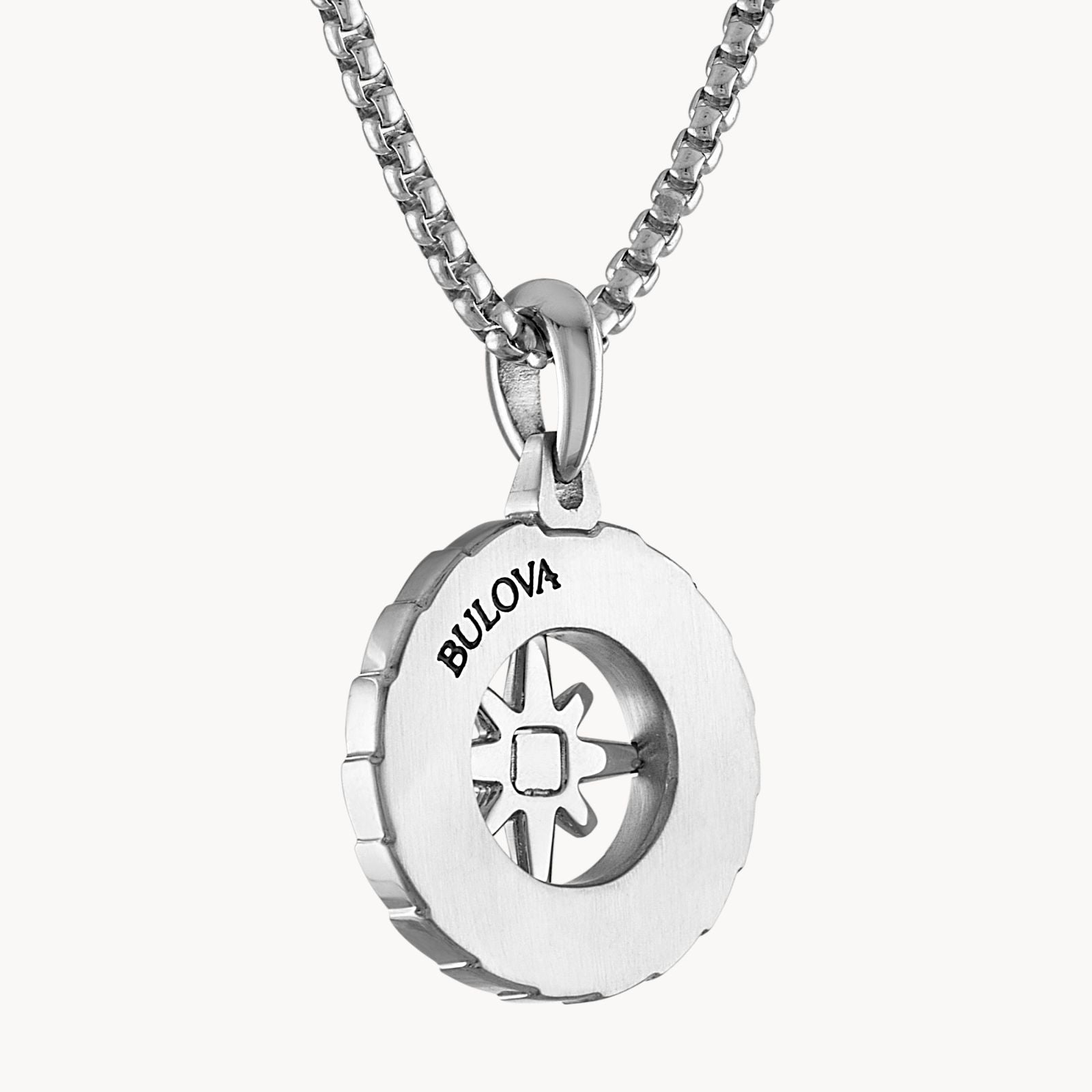 Bulova Black Diamond Marine Star Pendant