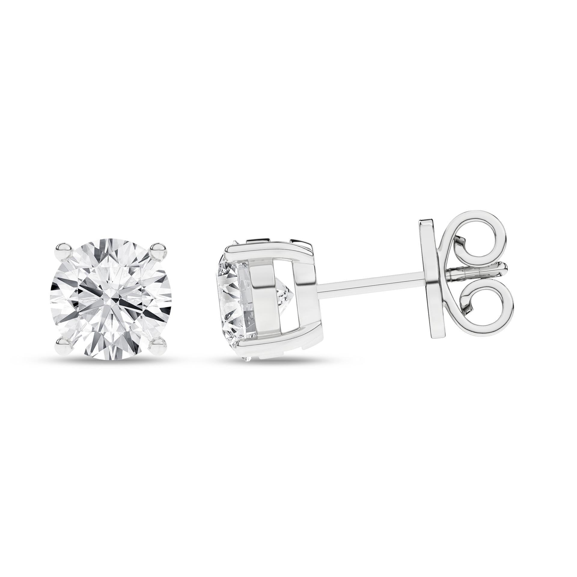 Lab Grown Diamond Stud Earrings, 1.5ctw