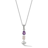 Jai Ice Pendant & Box Chain, 20