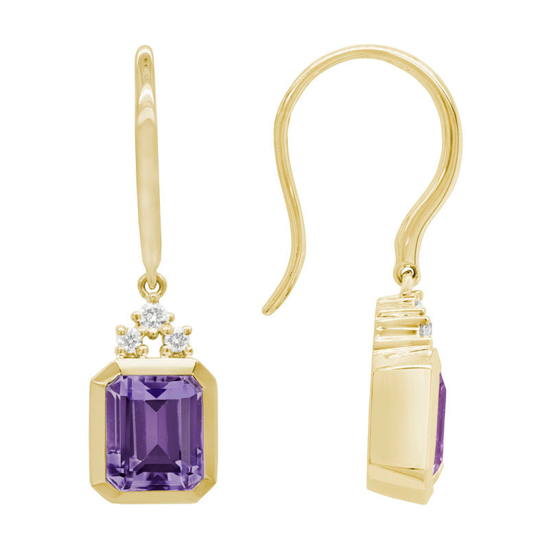 Amethyst Dangle Earrings