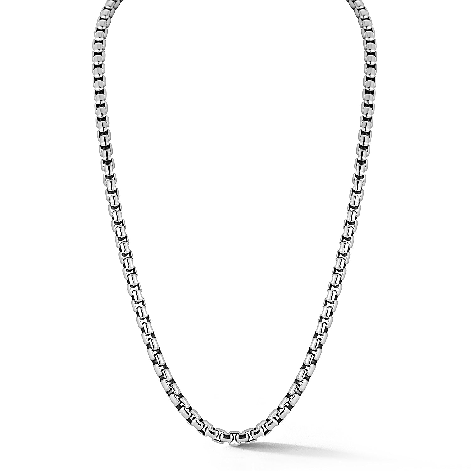 JAI Chunky Silver Chain, 20"
