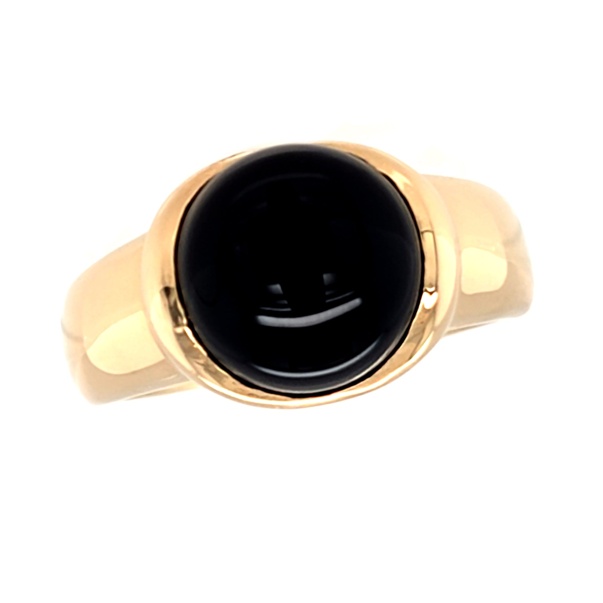 Onyx Cabochon Ring