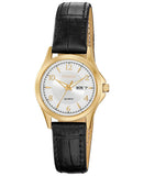 Citizen Quartz Brown Leather Strap Watch