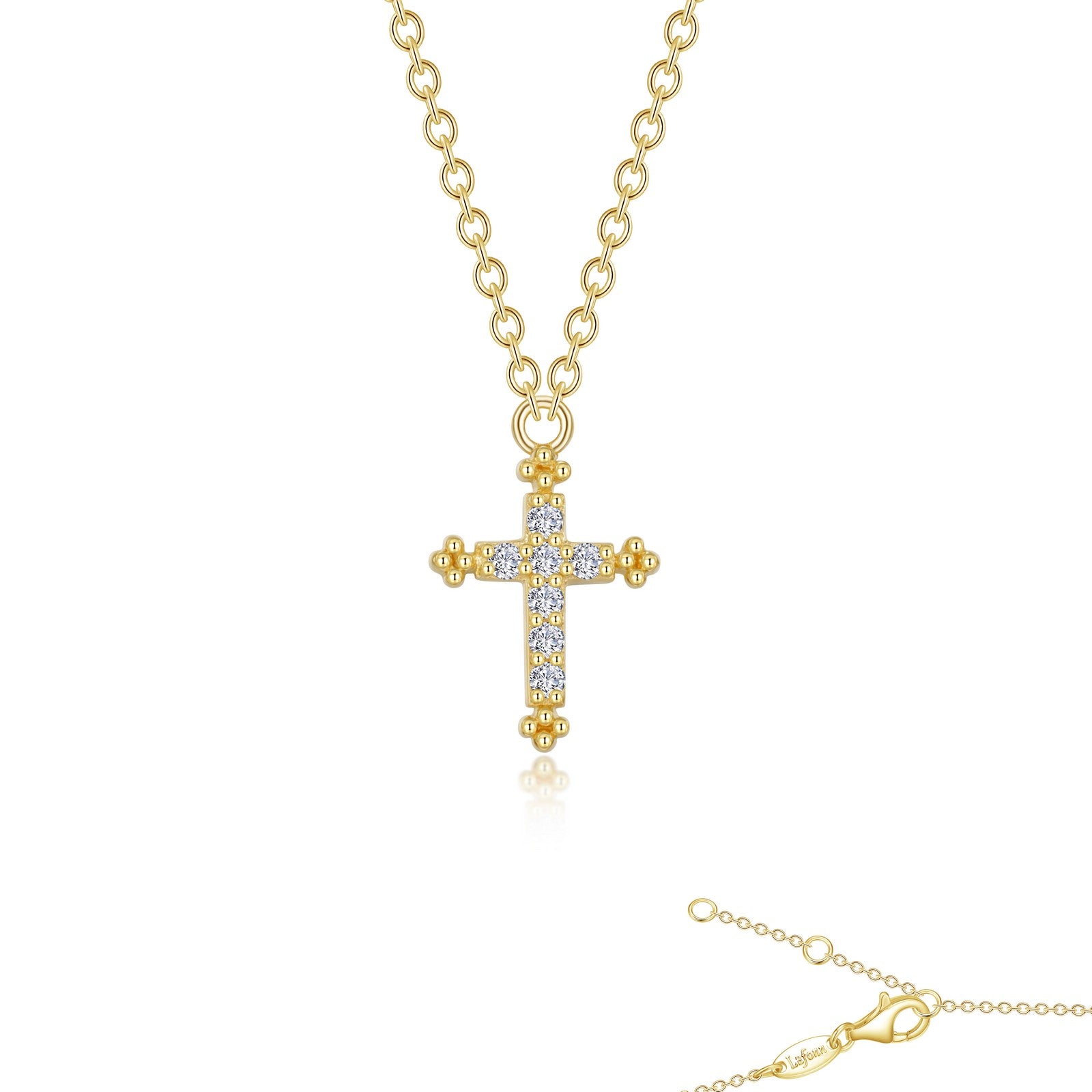 Lafonn Petite Cross Necklace