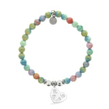 HELP Collection: Baby Love Charm with Pastel Magnesite Charity Bracelet