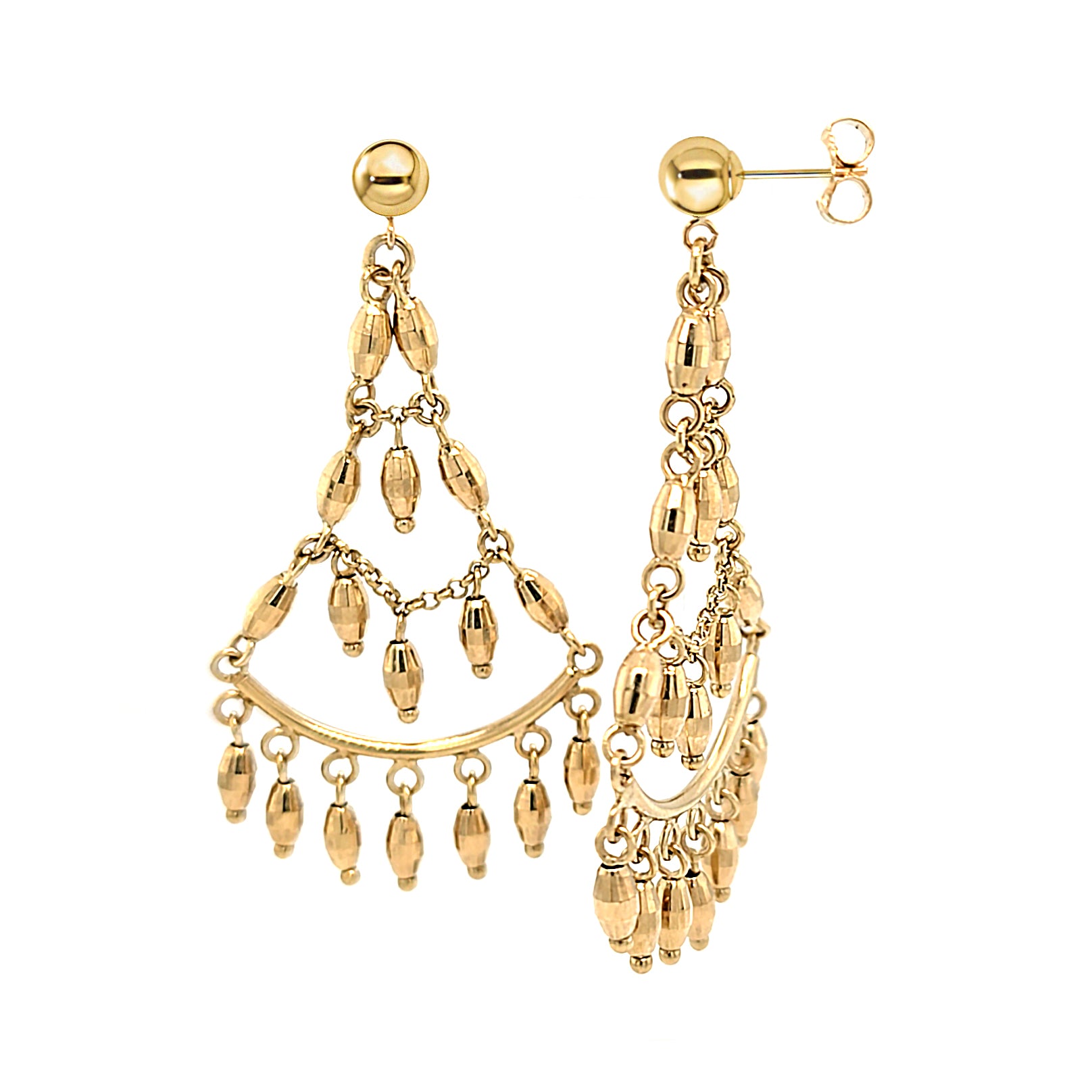 Beaded Chandelier Earrings