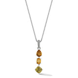 Jai Forest Pendant & Box Chain, 20"