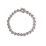 Heart Link Diamond Bracelet