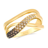 Le Vian® 14K Honey Gold™ 1/5 CTW Chocolate Ombré® Diamonds & 1/6 CTW Nude Diamonds™ Ring