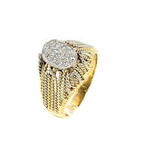 Rope Loop Diamond Ring