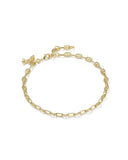 Kendra Scott Parker Knot Gold Anklet, 9-10"