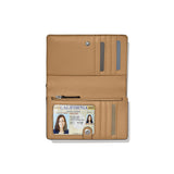 Brighton Interlok Medium Wallet, Cappucino