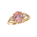 Pink Ice 3-Stone Ring