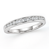 1/3ctw Diamond Channel Set Wedding Band