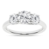 2ctw Lab Grown Diamond 3-Stone Ring