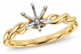 Twisted Shank Ring Mounting