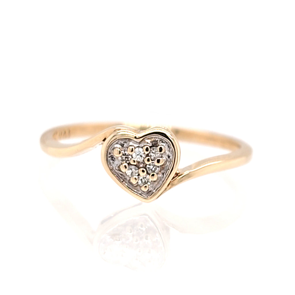 Diamond Heart Promise Ring – Coughlin Jewelers