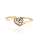 Diamond Heart Promise Ring