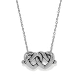 Brighton Interlok Linked Hearts Necklace