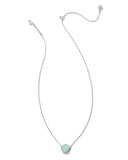 Kendra Scott Brynne Silver Shell Short Pendant